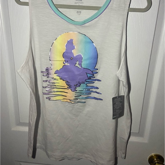 NWT DISNEY Ariel ‘The Little Mermaid’ Tank Top - XL - Picture 2 of 7